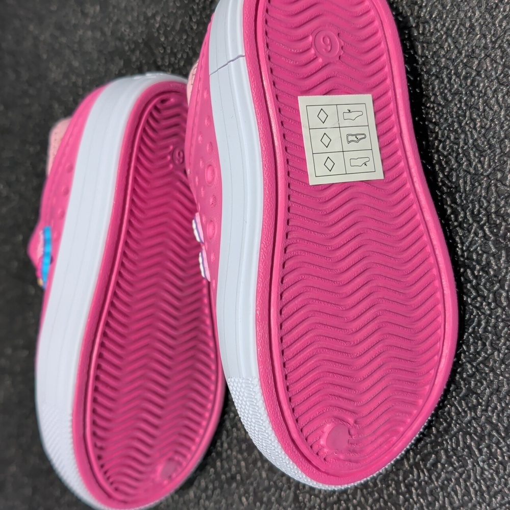 Girls Foamies Sketchers Molded Slip On Pink Size 6 - Picture 4 of 4